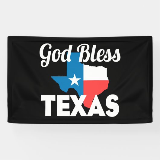 Banderoles God Bless Texas (Horizontal)