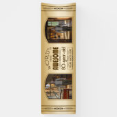 Banderoles Gold 80th Birthday World's Best Custom Photo Frame (Vertical)