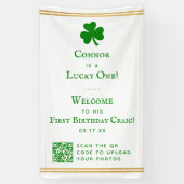 Banderoles Gold Foil St. Patrick's Day 1er anniversaire (Vertical)