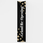 Banderoles Gold Parties scintillant Stars Sparkle Grand Rouve (Vertical)