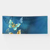 Banderoles Golden butterflies (Horizontal)