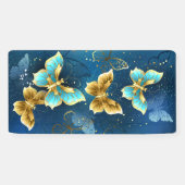 Banderoles Golden butterflies (Horizontal)