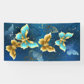 Banderoles Golden butterflies (Horizontal)