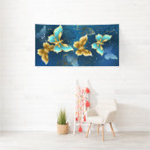 Banderoles Golden butterflies (Insitu)