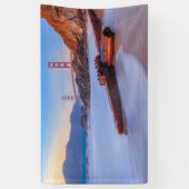 Banderoles Golden Gate Bridge à San Francisco, Baker Beach (Vertical)