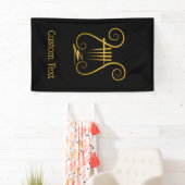Banderoles Golden lyre (En situation)