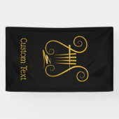 Banderoles Golden lyre (Horizontal)