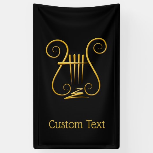 Banderoles Golden lyre (Vertical)