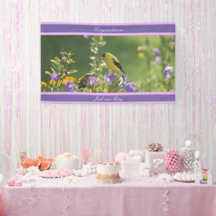 Banderoles Goldfinch Spring Garden Wedding