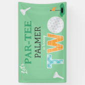 Banderoles Golf du Parc 2 Anniversaire Golf Party (Vertical)