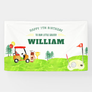 Banderoles Golf Par Tête De Swing Par Anniversaire de enfant 