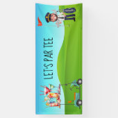 Banderoles Golf Pilot Let's Par tee (Vertical)
