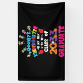 Banderoles Goodbye Kindergarten Class of 2033 Hello 1st grade (Vertical)