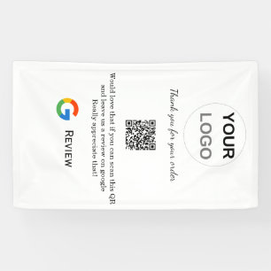 Banderoles Google examen logo de l'entreprise Analyser QR exa