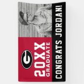 Banderoles Grad de l'Université de Géorgie - Photo (Vertical)