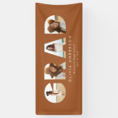 Banderoles Grades géométriques modernes en terre cuite multi (Vertical)