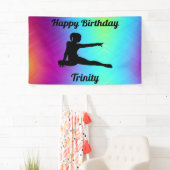 Banderoles Gradient Gymnastique Anniversaire (En situation)