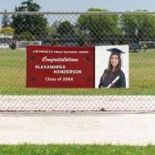 Banderoles Graduate Class Graduation Photo Congratulations    (En situation)