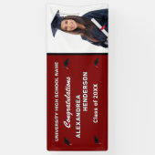 Banderoles Graduate Class Graduation Photo Congratulations (Vertical)