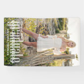 Banderoles Graduate Modern Photo Félicitations Simple (Horizontal)