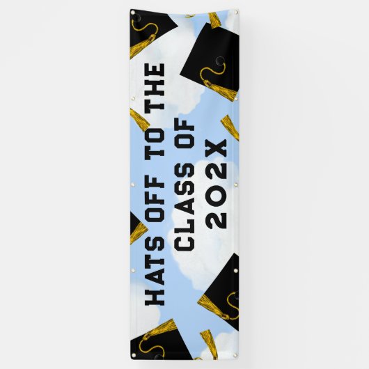 Banderoles Graduation 2025 Félicitations (Vertical)