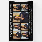 Banderoles Graduation 7 Photo Collage Félicats Grad 2023 (Vertical)