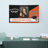 Banderoles Graduation Black & Orange (Salon professionnel)