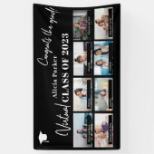 Banderoles Graduation class of 2022 custom photo collage (Vertical)