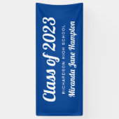 Banderoles Graduation classique couleur personnalisée (Vertical)