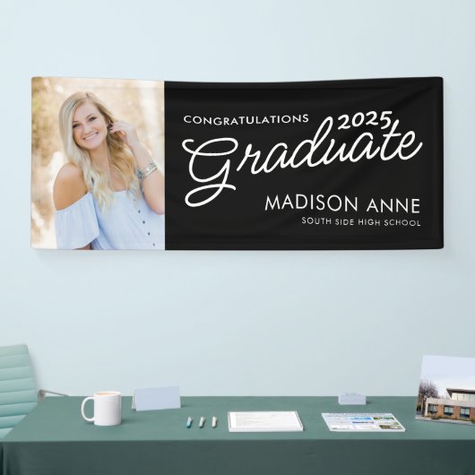 Banderoles Graduation de la photo de script moderne (Salon professionnel)