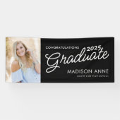 Banderoles Graduation de la photo de script moderne (Horizontal)
