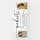 Banderoles Graduation de la photo de script moderne (Vertical)