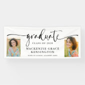 Banderoles Graduation de la photo de script moderne (Horizontal)