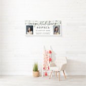 Banderoles Graduation de la verdure Photo Félicitations Banni (En situation)