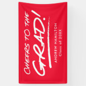 Banderoles Graduation des Red Cheers (Vertical)