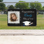 Banderoles Graduation, Faux Sparkling Parties scintillant, Ph (En situation)