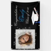 Banderoles Graduation, Faux Sparkling Parties scintillant, Ph (Vertical)