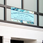 Banderoles Graduation moderne Parties scintillant d'or en mar (Bâtiment extérieur)