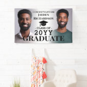 Banderoles Graduation Photo Collage Custom Grad Congrats (En situation)