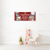 Banderoles Graduation Photo Collage Félicitations Senior N'im (En situation)