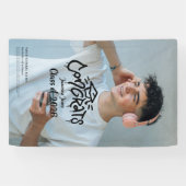 Banderoles Graffiti Graduate | Custom Photo Graduation Sign (Horizontal)