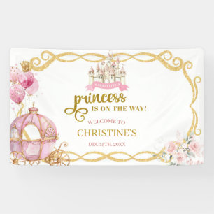 Banderoles Grand bandeau du Baby shower Royal Princess