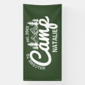 Banderoles Grand Camp Personnalisé Bachelorette Cool de fête (Verticale)