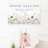 Banderoles Grand ouverture fleur sauvage (Insitu)