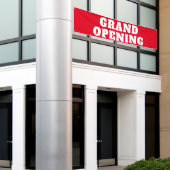 Banderoles Grand Ouverture Gras Rouge Blanc Grand Extérieur (Bâtiment extérieur)