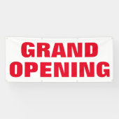 Banderoles Grand ouverture Nouvelle entreprise Publicité Gras (Horizontal)