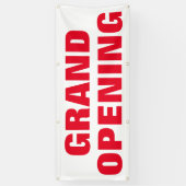 Banderoles Grand ouverture Nouvelle entreprise Publicité Gras (Vertical)