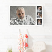 Banderoles Grand-père Customisé photo Collage (En situation)