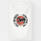 Banderoles Grand-père de golf comme un groupe régulier (2) (Vertical)