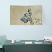 Banderoles Grande Danse (Brindle) Peinture - Art Chien origin (Salon professionnel)